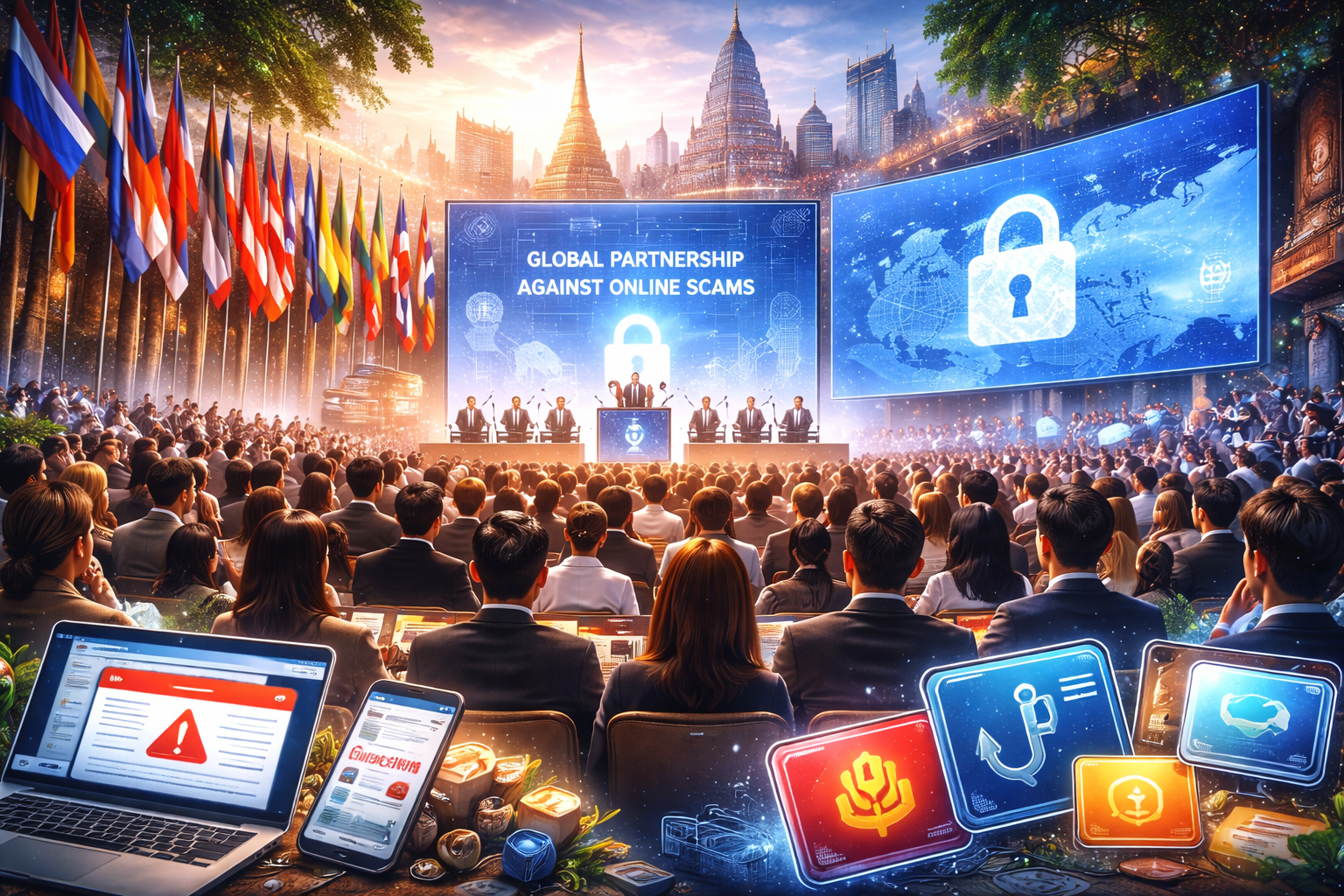 Dunia Bersatu di Bangkok: Melawan Penipuan Online Global