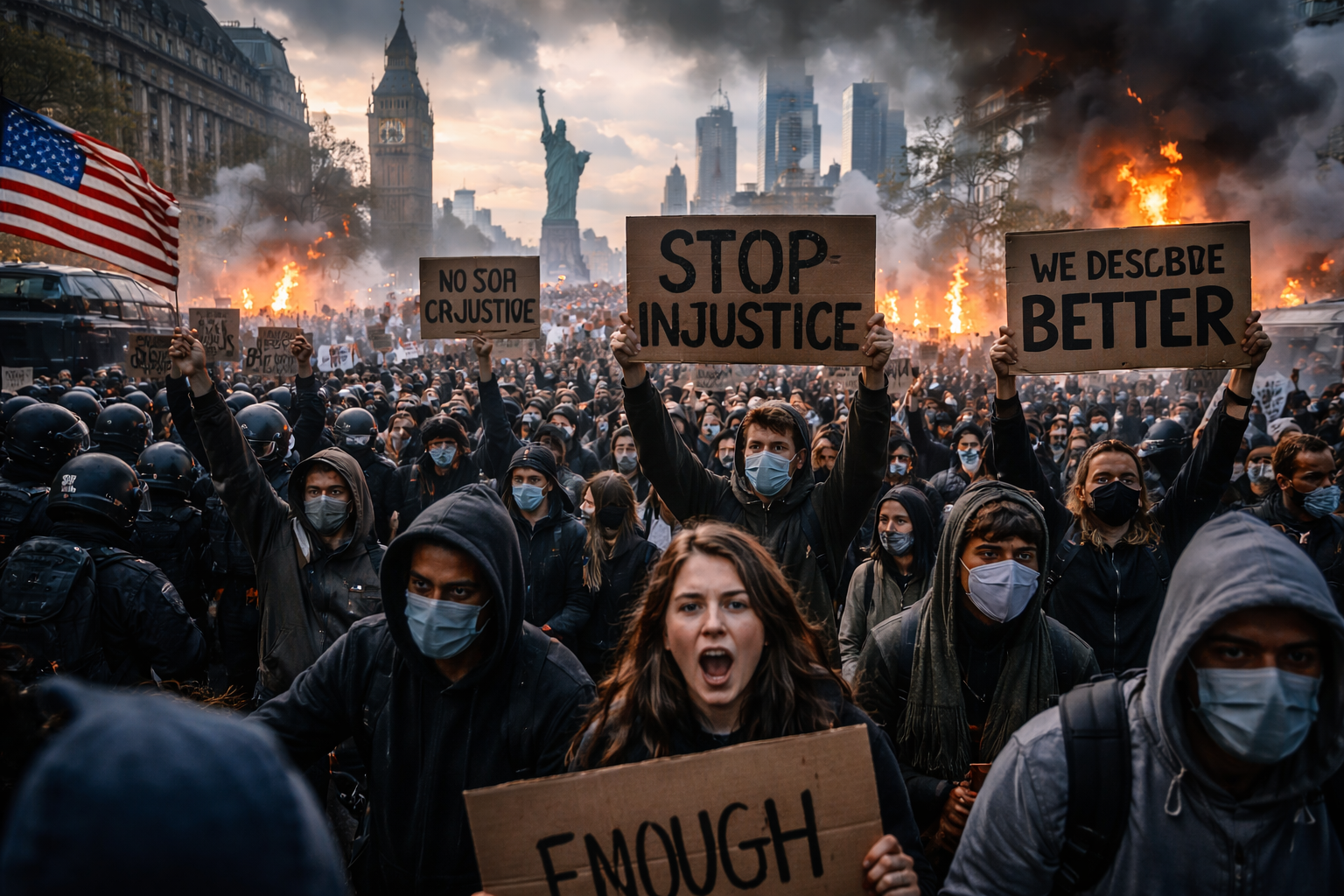 Ketegangan Sosial Dunia Meningkat