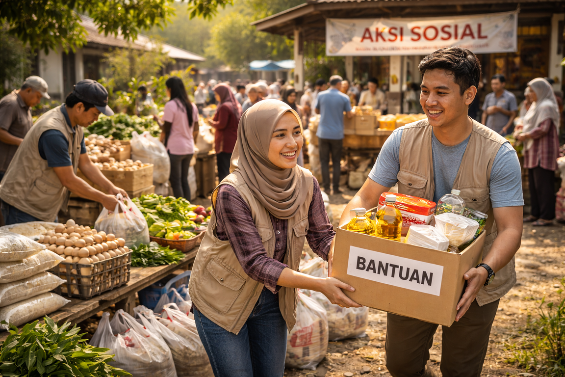 Luaskan Aksi Berbagi dan Inisiatif Sosial Komunitas