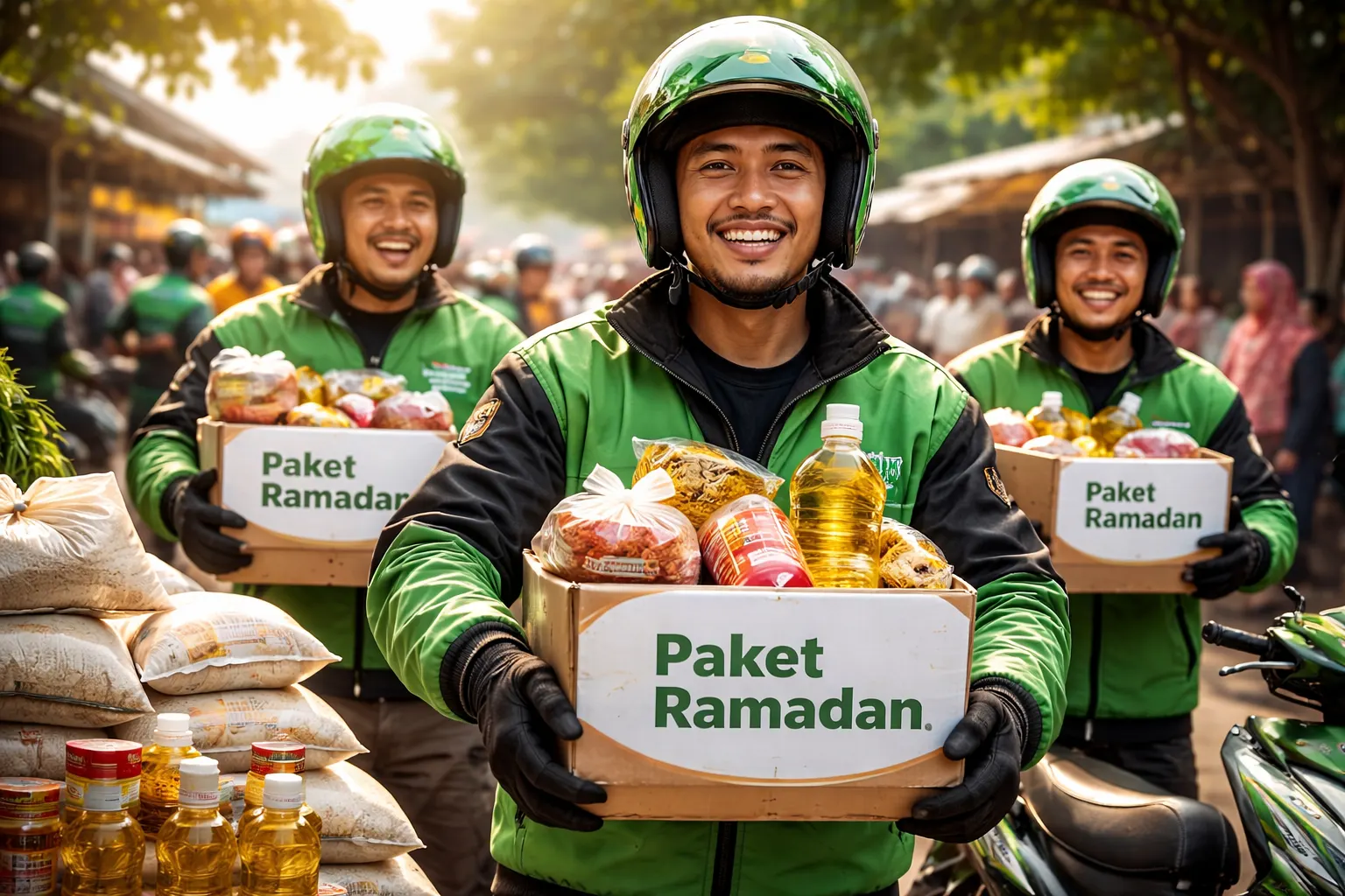 Santunan Ramadan untuk 3.000 Driver Ojol